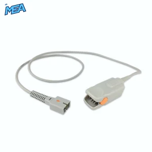 Adult Hard Shell SpO2 Sensor 1.0m for Nellcor DS100A Reusable, Technology: Oxismart view 2