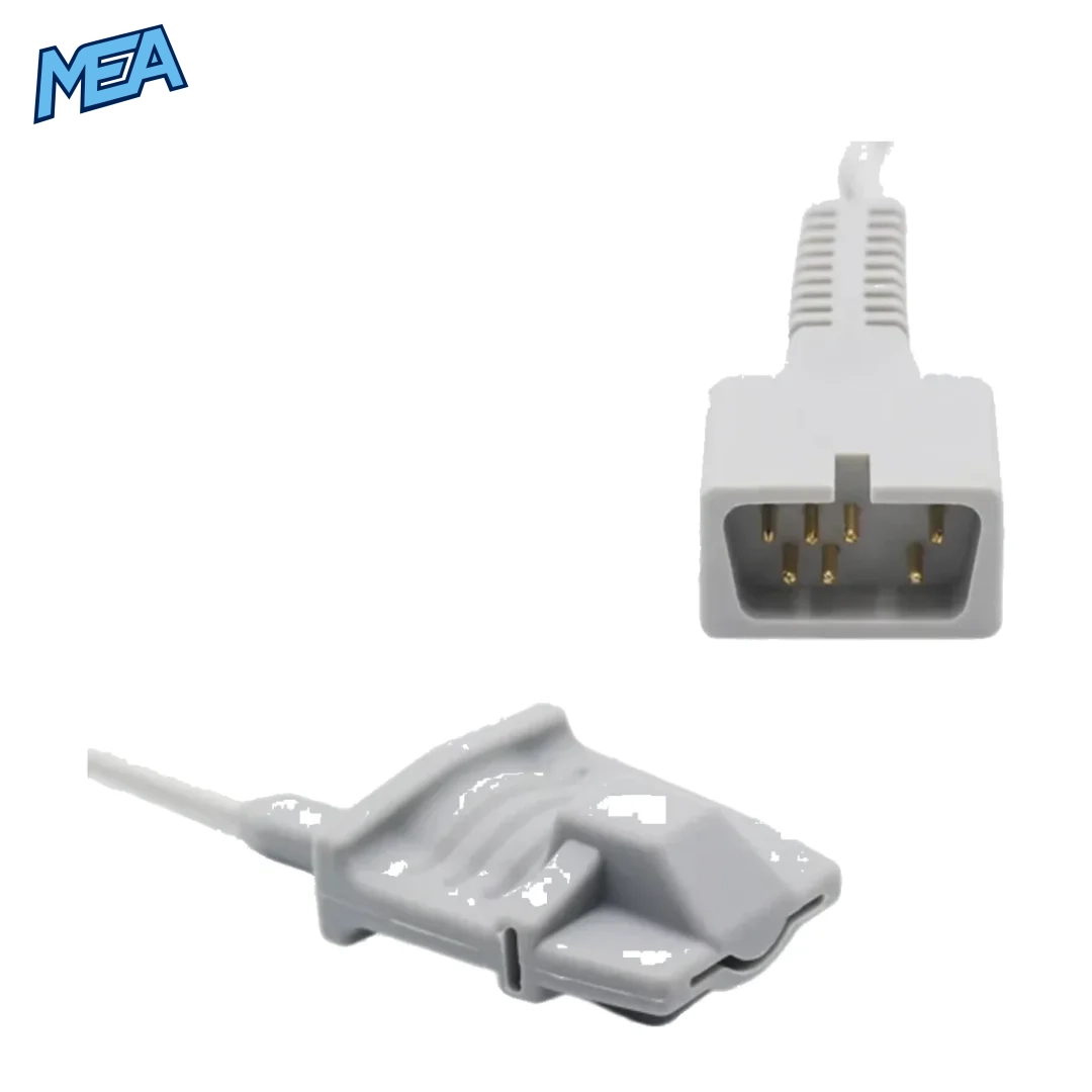 nellcor finger soft spo2 sensor and 7-pin connector for non-oximax adult pulse oximetry