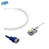 Nellcor FLEXMAX-P pediatric soft tip SpO2 sensor with 1.0m cable and 9-pin OxiMax connector