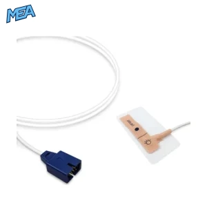 Nellcor MAX-I infant SpO2 sensor with non-woven adhesive wrap and 9-pin OxiMax connector