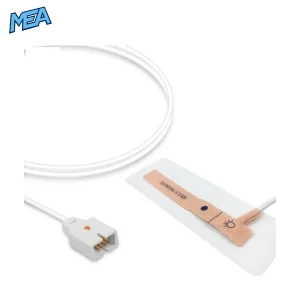 Nellcor N25 adult/neonate non-woven adhesive SpO2 sensor with 0.9m cable and 9-pin connector