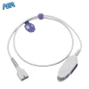 Nellcor Finger Clip SpO2 Sensor Non Oximax 3.2 ft 7 Pins Connector 4 Nellcor Non-OxiMax adult finger clip SpO2 sensor with 7-pin connector for patient monitoring