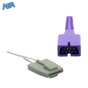 nellcor pediatric spo2 sensor soft wrap showing 9 pin connector detail for oxygen monitoring