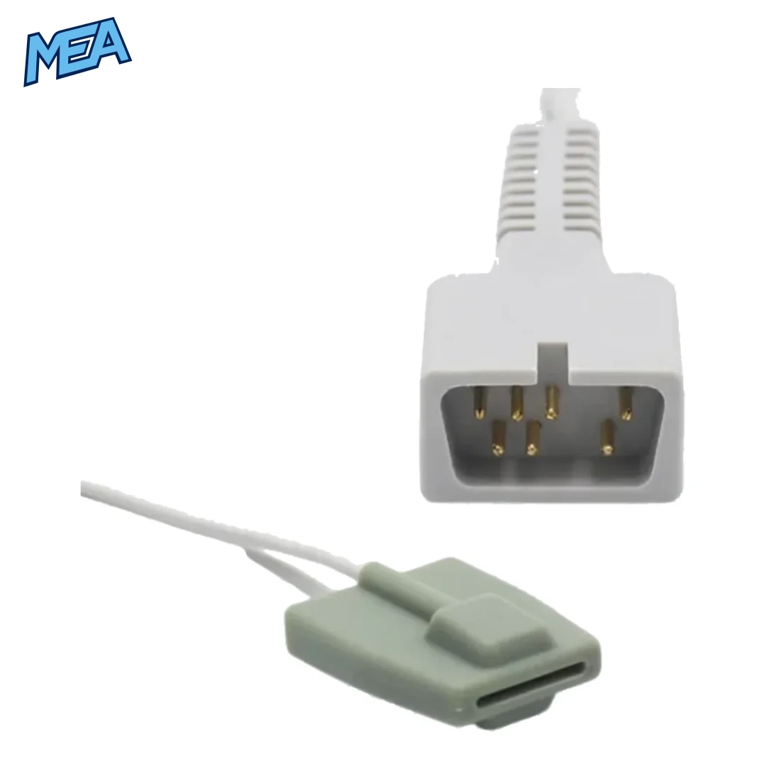 Nellcor Pediatric Soft SpO2 Sensor Non-oximax 3.2 ft 7 Pins Connector 4 nellcor pediatric soft spo2 sensor with 7 pin connector non oximax for pediatric patient oxygen saturation monitoring