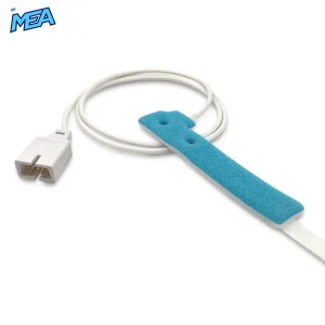 Adult/Neonate Non-adhesive Foam SpO2 Sensor 0.9m for Nellcor SC-A Disposable, Technology: Oxismart view 2