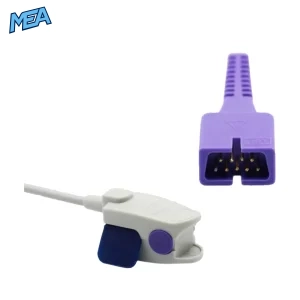 nellcor spo2 pediatric clip and 9 pins connector for pediatric oxygen monitoring