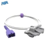 Reusable Nellcor SpO2 Sensor Adult Finger Soft 3.2 ft 9 Pins Connector 7 nellcor spo2 sensor adult finger soft 3.2 ft 9 pins connector for accurate oxygen saturation monitoring with oximax technology