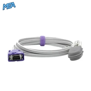 nellcor spo2 sensor reusable animal clip 9.8 ft 14 pins connector compatible with nellcor oximax veterinary pulse oximeter monitors