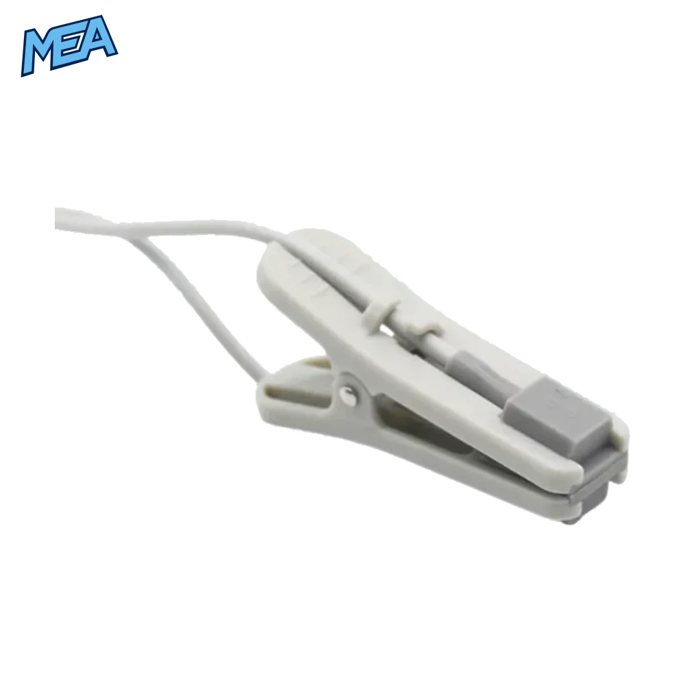 Nellcor Veterinary SpO2 Pulse Oximeter Lingual Sensor Ear Tongue VET 3.2 ft 7 Pins Connector 4 nellcor veterinary spo2 sensor ear clip pulse oximeter veterinary animal monitoring device 7 pin connector
