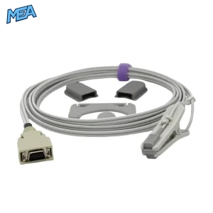 nellcor veterinary spo2 sensor lingual sensor vet ear tongue 9.8 ft 14 pins connector compatible with nellcor oxismart patient monitors for animal oxygen monitoring