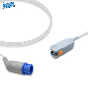 Pediatric Hard Shell SpO2 Sensor 3.0m for Newtech Monitors Reusable, Technology: Nellcor Oxismart