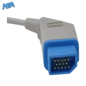 DB14 pin Nihon Kohden veterinary SpO2 probe ear clip oxygen sensor for BSM monitor