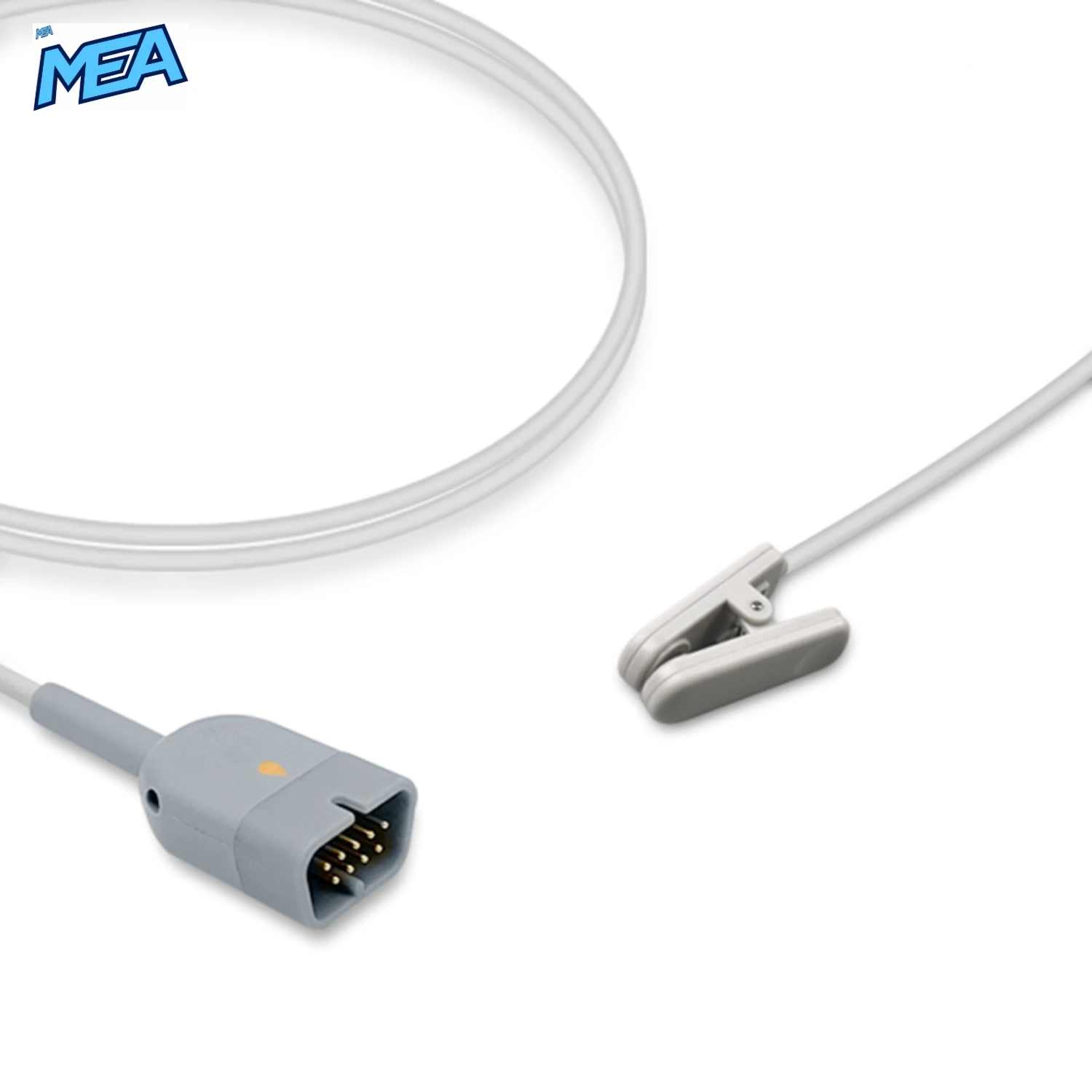 Adult Ear Clip SpO2 Sensor 1.6m for Nihon Kohden 6143-012434 Reusable 1 Adult Ear Clip SpO2 Sensor 1.6m for Nihon Kohden 6143-012434 Reusable