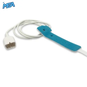 Adult/Neonate Non-adhesive Foam SpO2 Sensor 0.9m for Nihon Kohden Monitors Disposable view 2