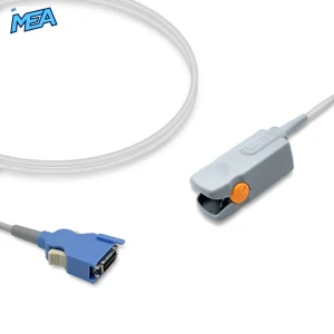 Adult Hard Shell SpO2 Sensor 3.0m for Nihon Kohden Monitors Reusable