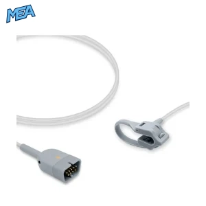 Nihon Kohden neonate wrap SpO2 sensor with 1.6m cable and 9-pin connector