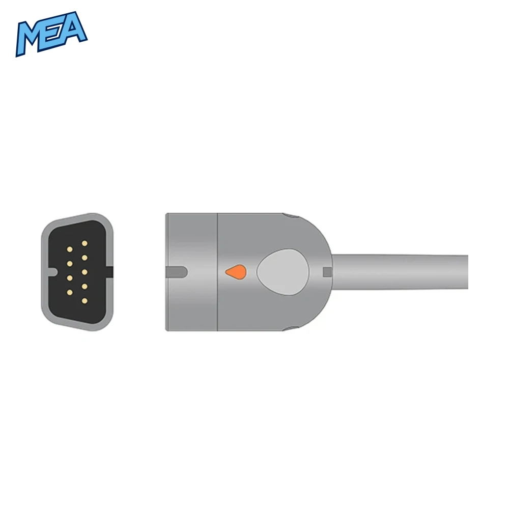 Nihon Kohden Adult Non-Woven Adhesive SpO2 Sensor 0.9m (TL-271T Reference) 2 9-pin connector diagram for Nihon Kohden adult SpO2 sensor TL-271T reference