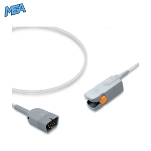 Nihon Kohden TL-201T1 adult hard shell SpO2 sensor 0.6m reusable finger clip
