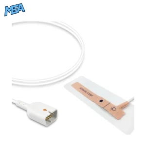 Nihon Kohden TL-273T adult/neonate non-woven adhesive SpO2 sensor 0.9m with 9-pin connector