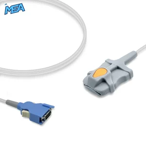 Large Adult Soft Tip SpO2 Sensor 1.6m for Nihon Kohden TL-630T3 Reusable