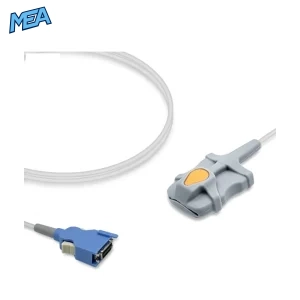 Nihon Kohden TL-630T3 large adult soft tip SpO2 sensor with 1.6m cable