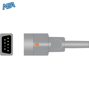 Connector diagram for Nonin 6000CP pediatric adhesive SpO2 sensor