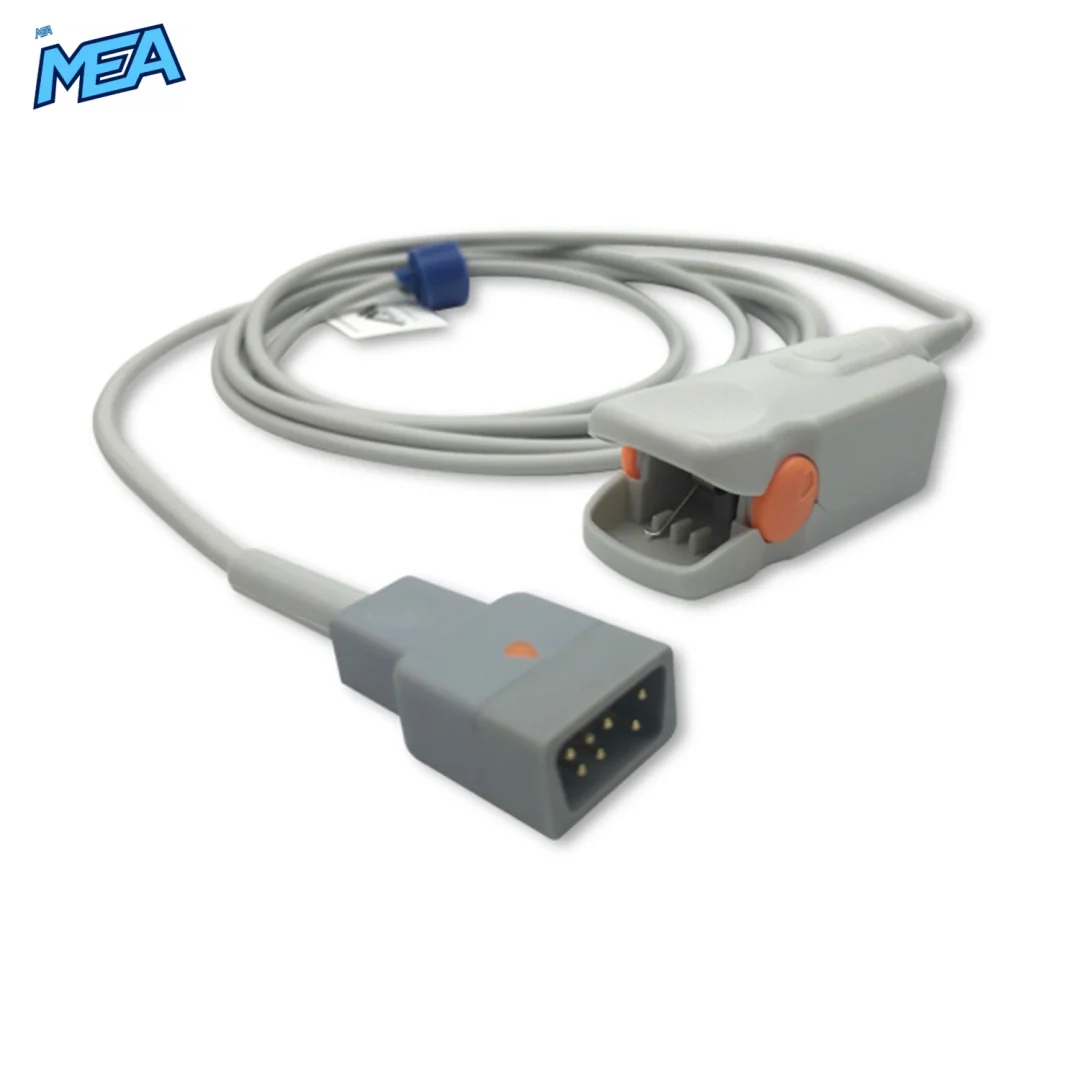 Adult Hard Shell SpO2 Sensor 3.0m for Nonin 8000AA-3 Reusable 2 Adult Hard Shell SpO2 Sensor 3.0m for Nonin 8000AA-3 Reusable view 2