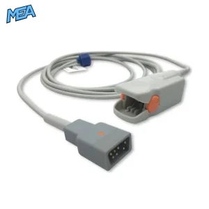 Nonin 8000AA-3 adult hard shell SpO2 sensor with 3.0m cable