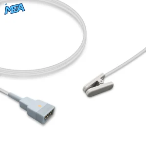 Adult Ear Clip SpO2 Sensor 3.0m for Nonin Monitors Reusable