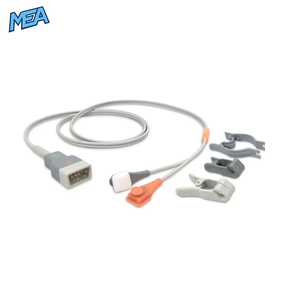 Vet Multi-Y SpO2 Sensor 3.0m for Nonin Monitors (Reusable, New) 1 Nonin compatible vet Multi-Y SpO2 sensor with 3.0m cable and lingual clips