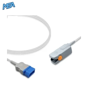 Northern Meditec Taurus adult hard shell SpO2 sensor with 3.0m cable and blue connector