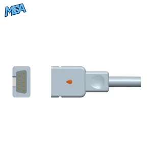 Novametrix SpO2 sensor 9-pin D-sub connector diagram
