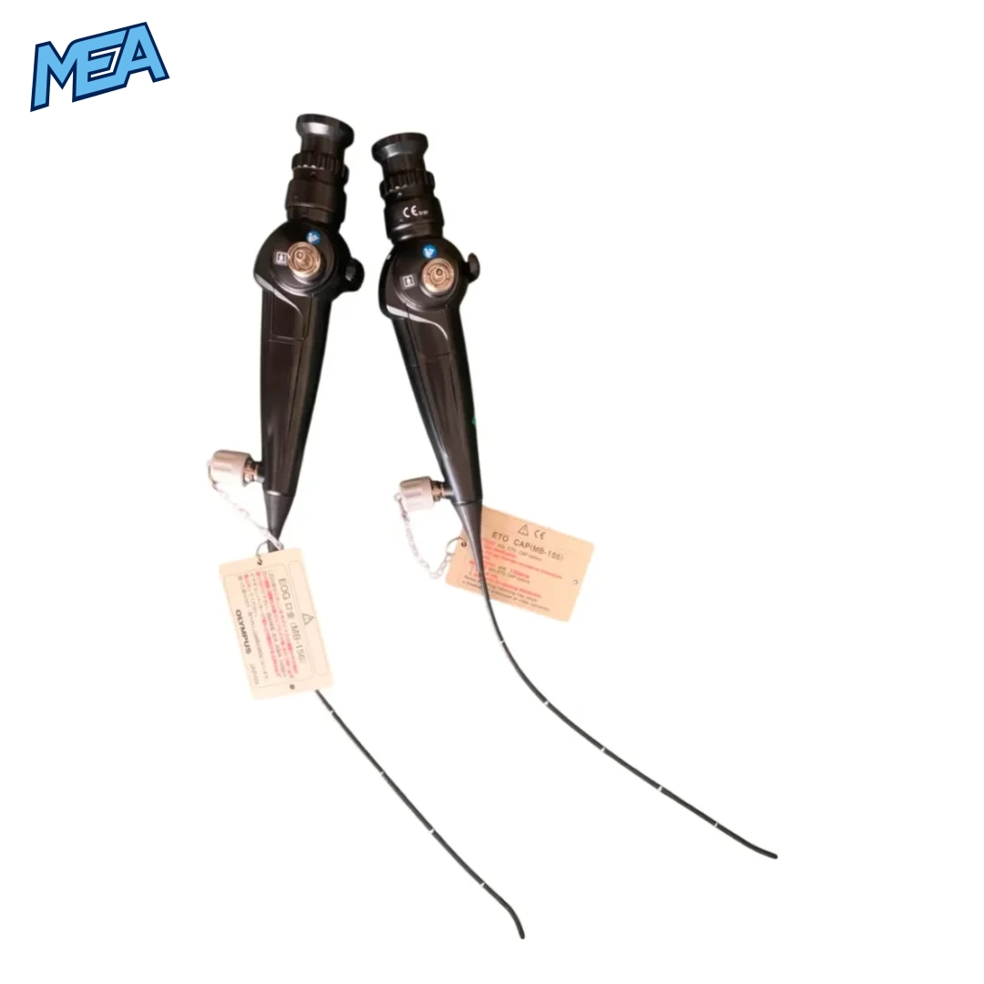 Olympus ENF-GP2 flexible rhino-laryngoscope with fiberoptic insertion tube for ENT diagnostics.