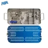 Orthopedic Lower Limb Fracture Reduction Set With Sterilization Case Pet 5 Orthopedic lower limb fracture reduction set with organized surgical instruments in sterilization tray