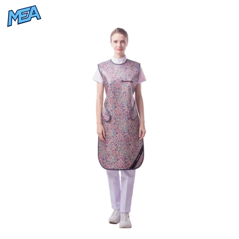 PA07 Sleeveless Lead Apron 0.35/0.5mm Pb X-Ray Radiation Protection Apron (Front Protection S M L 10 Colours) 1 PA07 sleeveless lead apron 0.35/0.5mm Pb X-ray radiation protection apron front view