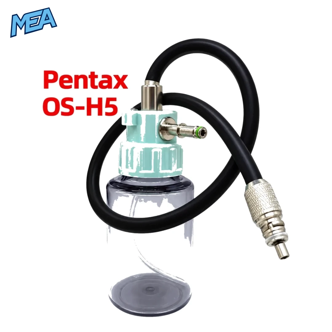 Pentax OS-H5 endoscope water bottle with cap, tube and metal connector