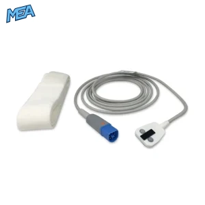 Reusable forehead SpO2 sensor with fabric headband for Philips FAST monitors