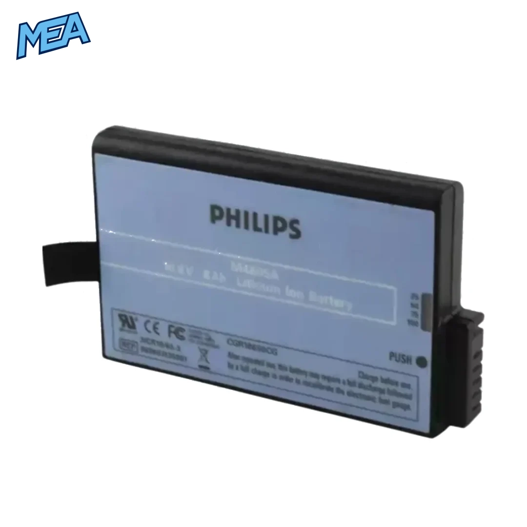 Philips M4605A MP20 MP30 MP40 MP50 MP60 MP70 Monitor Battery 10.8V 6Ah (New) 2 Rechargeable Philips IntelliVue M4605A patient monitor battery 10.8V 6Ah replacement