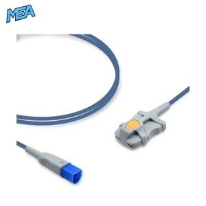 Philips M1191A adult soft tip SpO2 sensor with 2.0m FAST cable