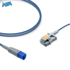 Pediatric Soft Tip SpO2 Sensor 3.0m for Philips M1192AL Reusable, Technology: Fast
