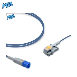 Philips M1192B pediatric soft tip SpO2 sensor 1.0m with 8-pin FAST connector