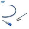 Philips M1194A adult ear clip SpO2 sensor with 2.0m cable and 8-pin Philips FAST connector