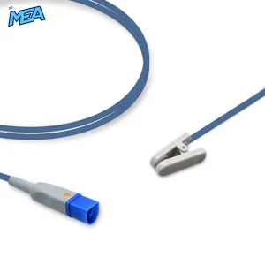 Adult Ear Clip SpO2 Sensor 3.0m for Philips M1194AL Reusable, Technology: Fast
