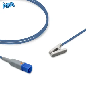 Adult Ear Clip SpO2 Sensor 1.0m for Philips M1194B Reusable, Technology: Fast