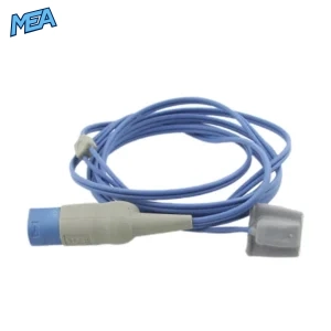Philips M1195A infant SpO2 sensor, original soft tip with 1.5m cable and 8-pin connector