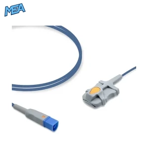 Philips Masimo SET adult soft tip SpO2 sensor with 3.0m cable and 8-pin connector