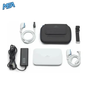 Philips Respironics Battery Kit 1126944 original battery pack, 65W power adapter, connector cables, carrying case and strap