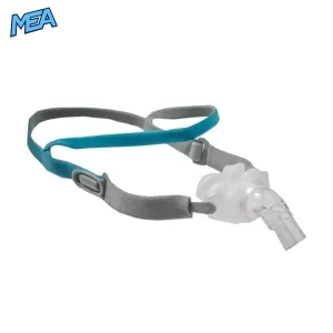 pm2 cpap nasal pillow mask front view 360° hose for cpap bipap