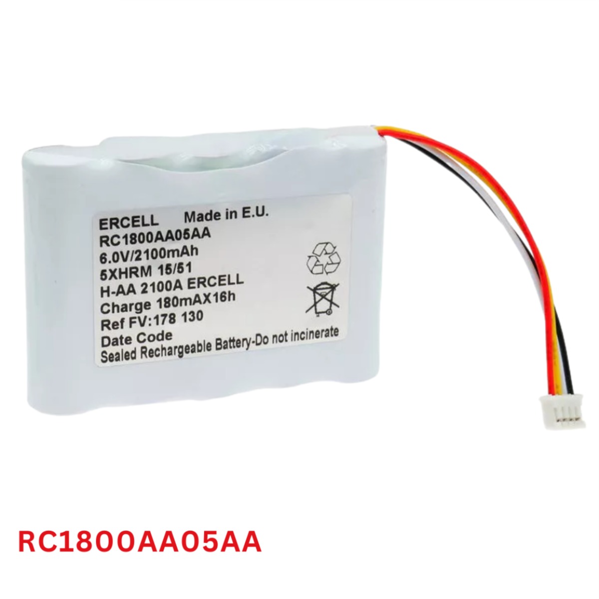 RC1800AA05AA Battery for Fresenius Kabi Agilia Syringe Pumps – 6V 2100mAh 1 RC1800AA05AA Battery for Fresenius Kabi Agilia Syringe Pumps – 6V 2100mAh