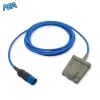 Recertified Philips M1191BL adult reusable SpO2 finger sensor with 3m blue cable and 8-pin connector